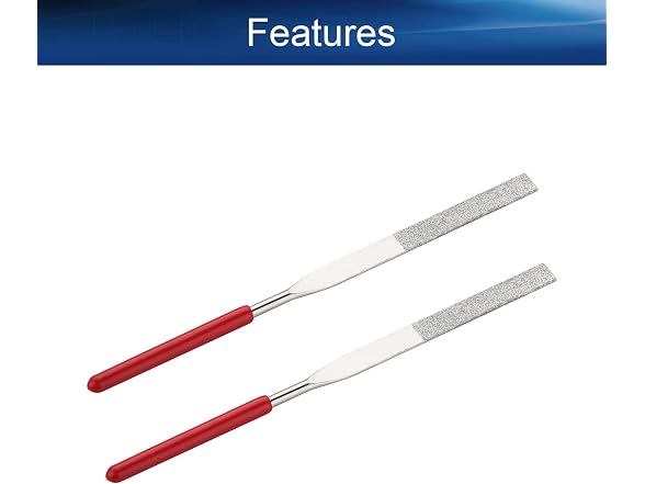 Auniwaig CON-33 2Pcs Diamond Needle File