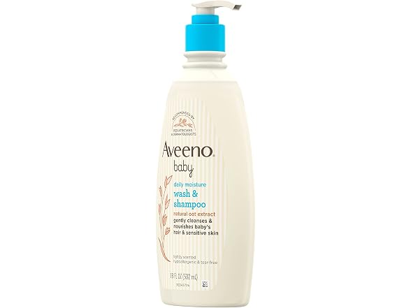 Aveeno Baby Daily Moisture Gentle Body Wash & Shampoo