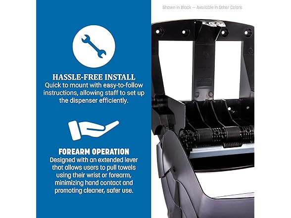 Plastic Lever Roll Towel Dispenser