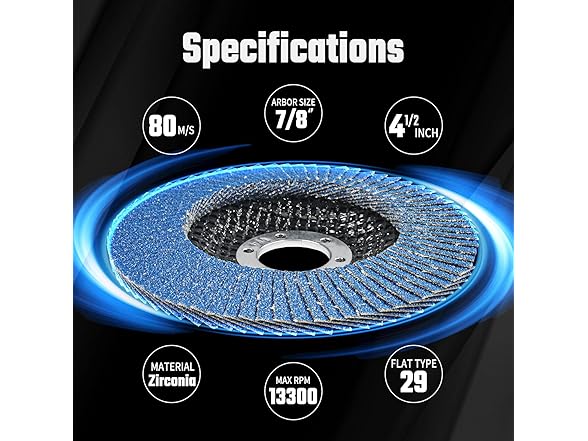 Flap Discs Mixed Grit 40/60/80/120