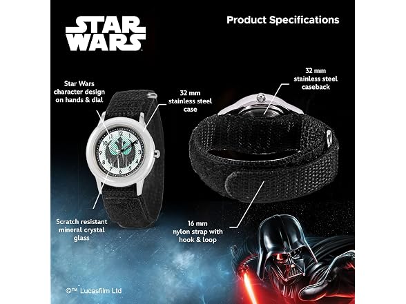 Star Wars 4-Pack Watch Kids Ages 4–7 Set
