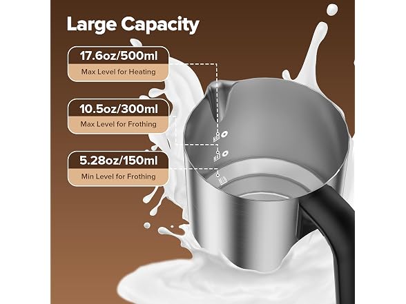 PSIIDAN Milk Frother and Steamer
