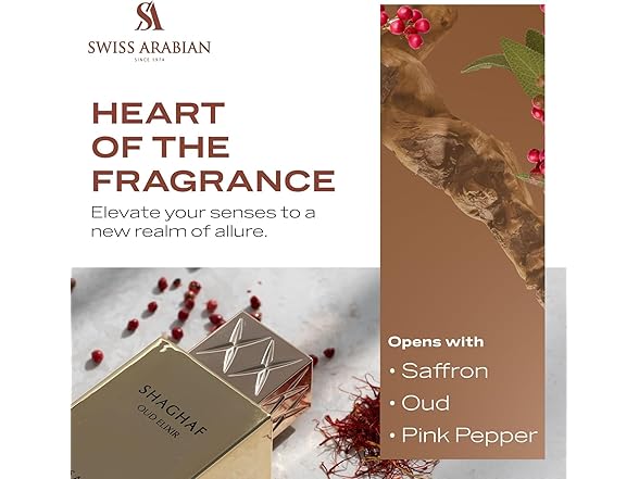 Swiss Arabian Shaghaf Oud Elixir EDP (Lancome Oud Bouquet Clone)