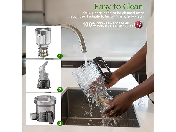Anybear 350W Cold Press Juicer
