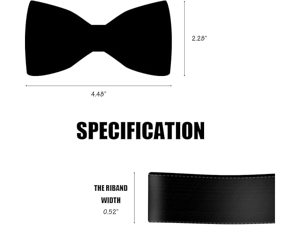 Youteer Rhinestone Bow Ties for men