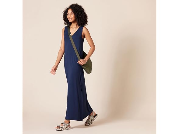 Amazon Essentials Women Jersey V-neck Tank Dress