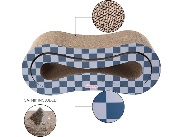 THE LICKER STORE Suvi 26" Modern Cardboard Infinity 2-in-1
