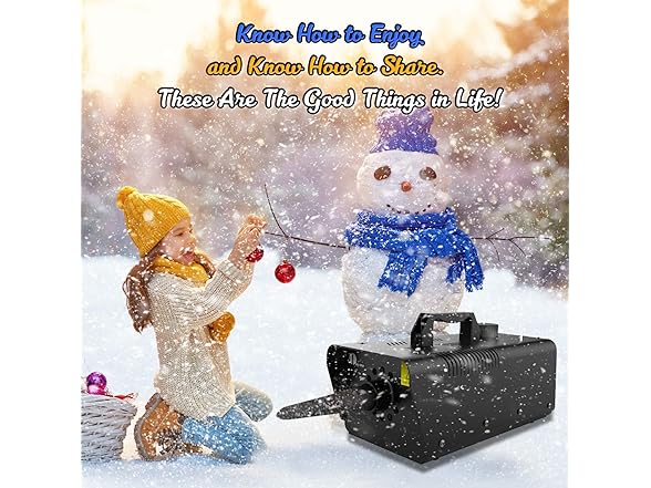 1byone 650W Snow Machine