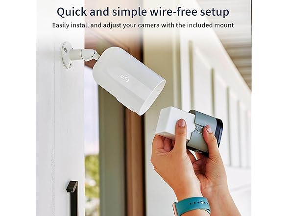 (3 Cam) (NEW) Arlo Pro 5S XL Spotlight 2K HDR Wireless Outdoor Security Camera