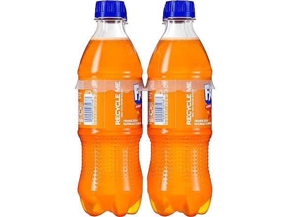 6PK Fanta Orange Soda Soft Drink, 16.9 fl oz