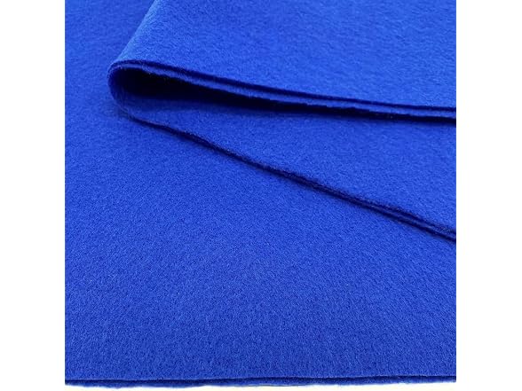 Ice Fabrics Craft Felt Fabric by The Yard, Royal Blue