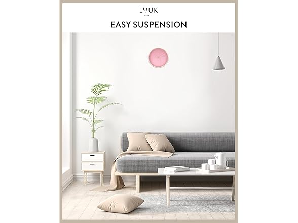 LUUK LIFESTYLE Elegant Wall Clock