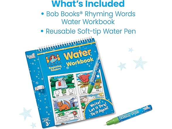 Bob Books Beginning Readers Water Workbook