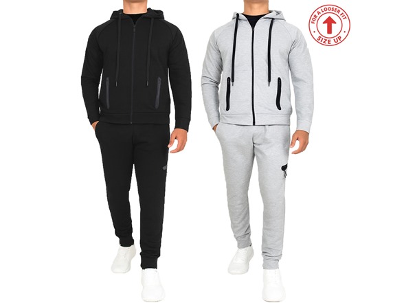 Black & Heather Grey