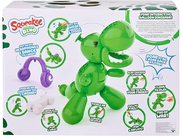 Squeakee Squeakee The Balloon Dino | Interactive