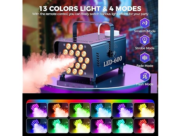 MLIKOEU Fog Smoke Machine