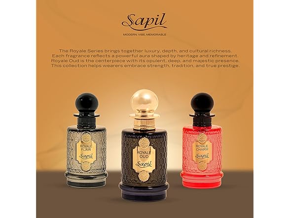 Sapil Royale Oud Eau de Parfum 3.4oz