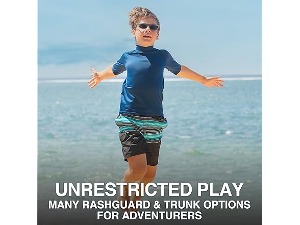 Kanu Surf Boys Boys' Fiji UPF 50+ Sun Rashguard