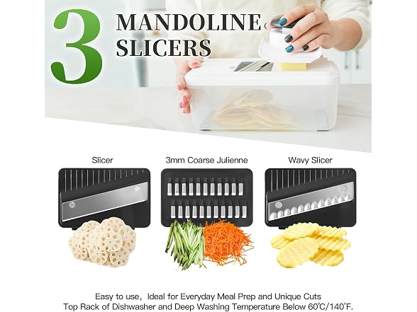 iETH 14-In-1 Chopper Vegetable Cutter