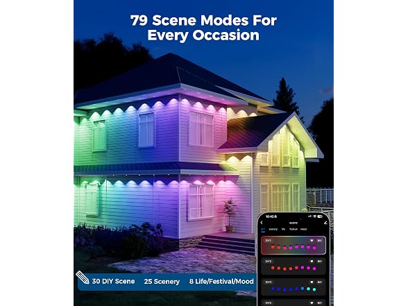 DeckTok Permanent RGB Lights 100FT