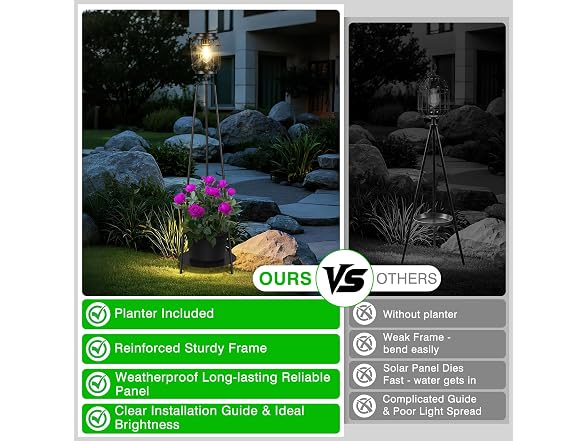 TOWPONICS Solar Outdoor Lights