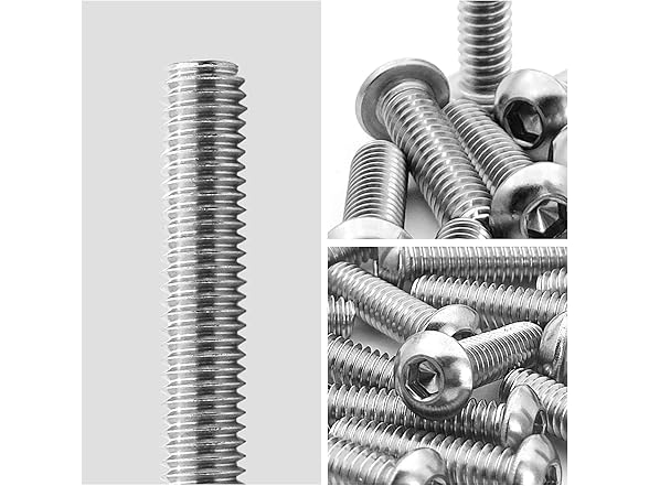 1/4-20x1-3/8 Button Head Screws 304SS