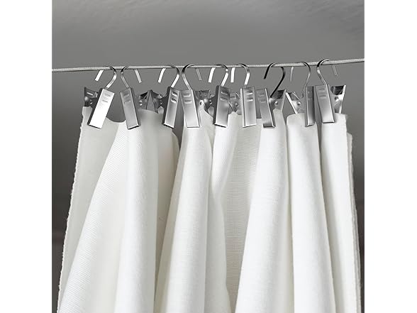 SMLBJUTE Small Curtain Hooks for Drapes