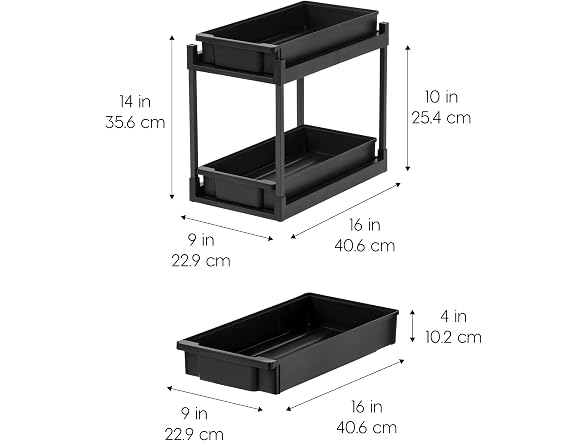 IRIS USA IRIS USA Under Sink Organizer, 4 Pack