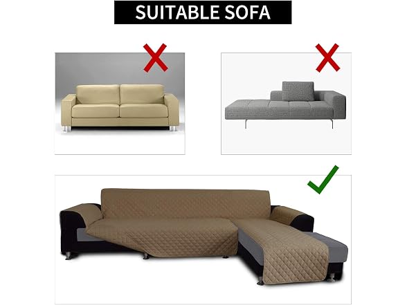 Easy-Going Sofa Slipcover L Shape Sofa Cover 
