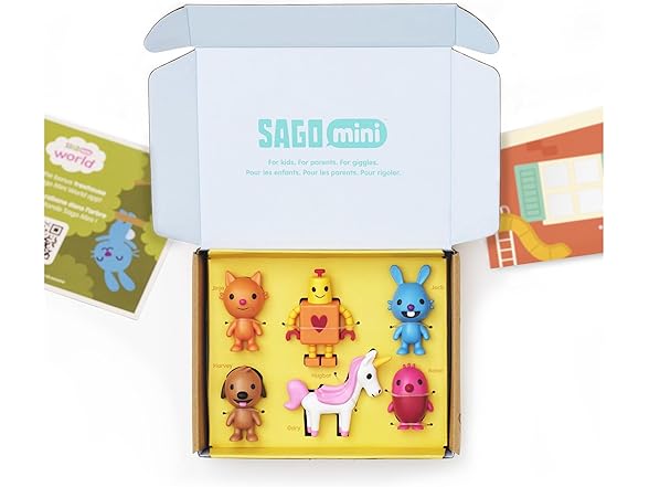 Sago Mini, Figurine Pack with 6 Toy Figures Set