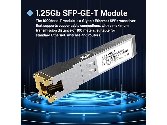 FTTPVIPS  4PCS SFP to RJ45 Copper Module