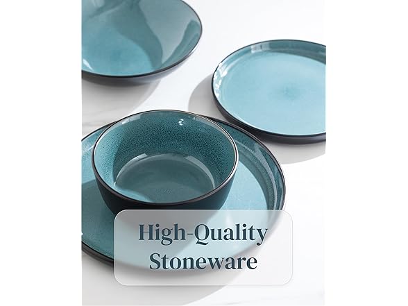 Ibiza-Style Stoneware Dinner Plates Set of 2