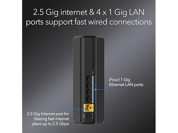 NETGEAR Nighthawk Dual-Band WiFi 7 Router RS100