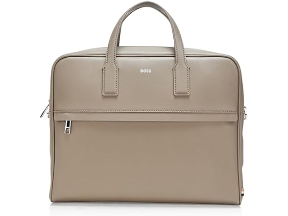  BOSS Zair Leather Brief Case