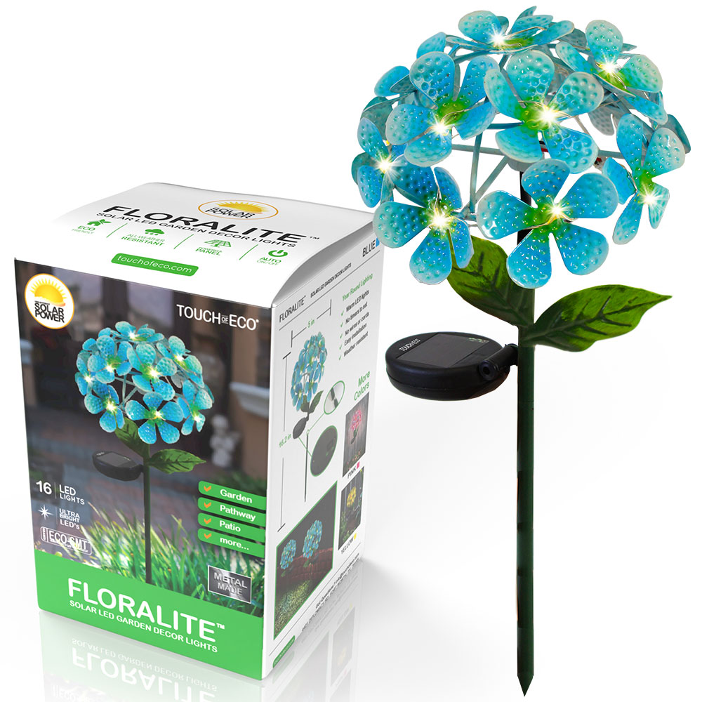 Touch of ECO Solar LED Metal Floralite - Gallery 20