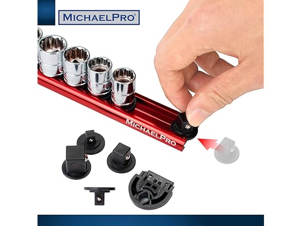 MichaelPro MP014001 3-Pc Socket Organizer Rail Set