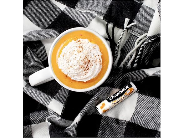 (12 Count) ChapStick Bulk Lip Balm Pumpkin Pie
