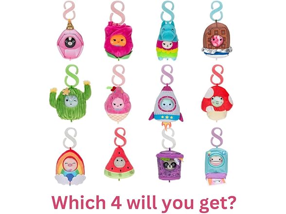 Squishville by Original Squishmallows Style & Play Clips