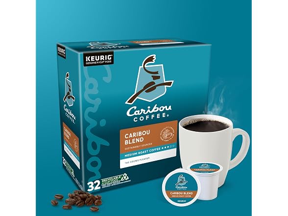 32ct Caribou Coffee Caribou Blend, Keurig Single