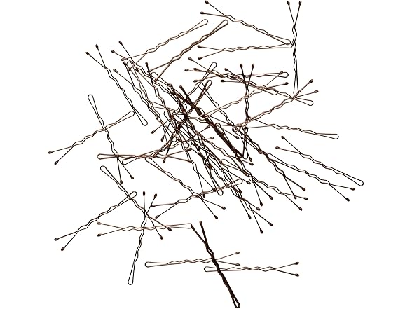 Goody SlideProof Bobby Pins Brown 48ct