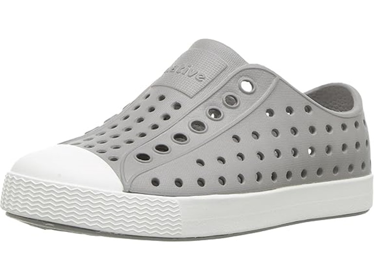 Native Jefferson Kid's Pigeon Grey/ Shell White Size C4