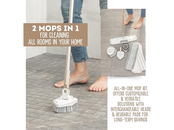 Quick Shine Clean + Polish 10 Pc Mop Kit
