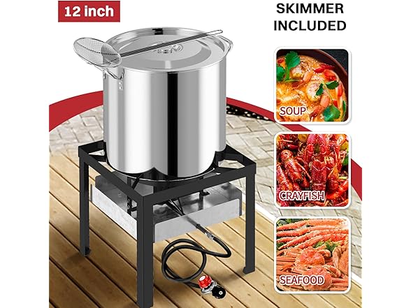 Pipopa 50QT Crawfish Boiler