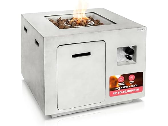Outdoor Propane Fire Pit Table - CSA/ETL Certified
