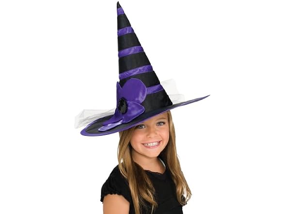Rubie's Costume Child's Purple Daisy Witch Hat