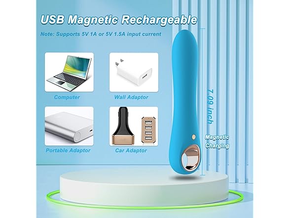 Tuitionua Vibrating Silicone Massager
