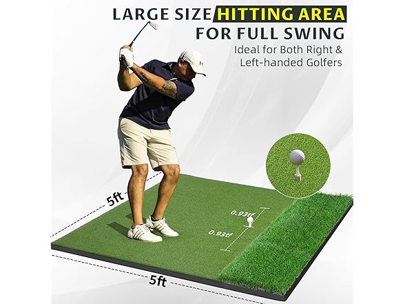 Bltend Dual-Turf Golf Mat
