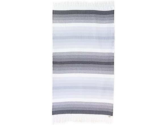 Teema Large Turkish Beach Towel- Grey