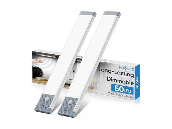 (2 Pack) HIBOITEC Under Cabinet Lighting