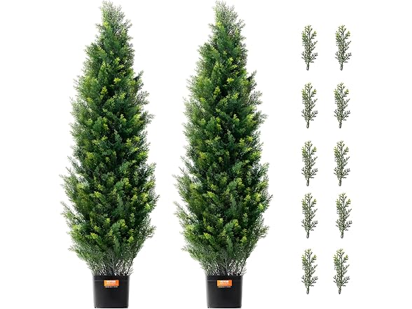 Artificial Cedar Topiary Tree, 48 inch Tall